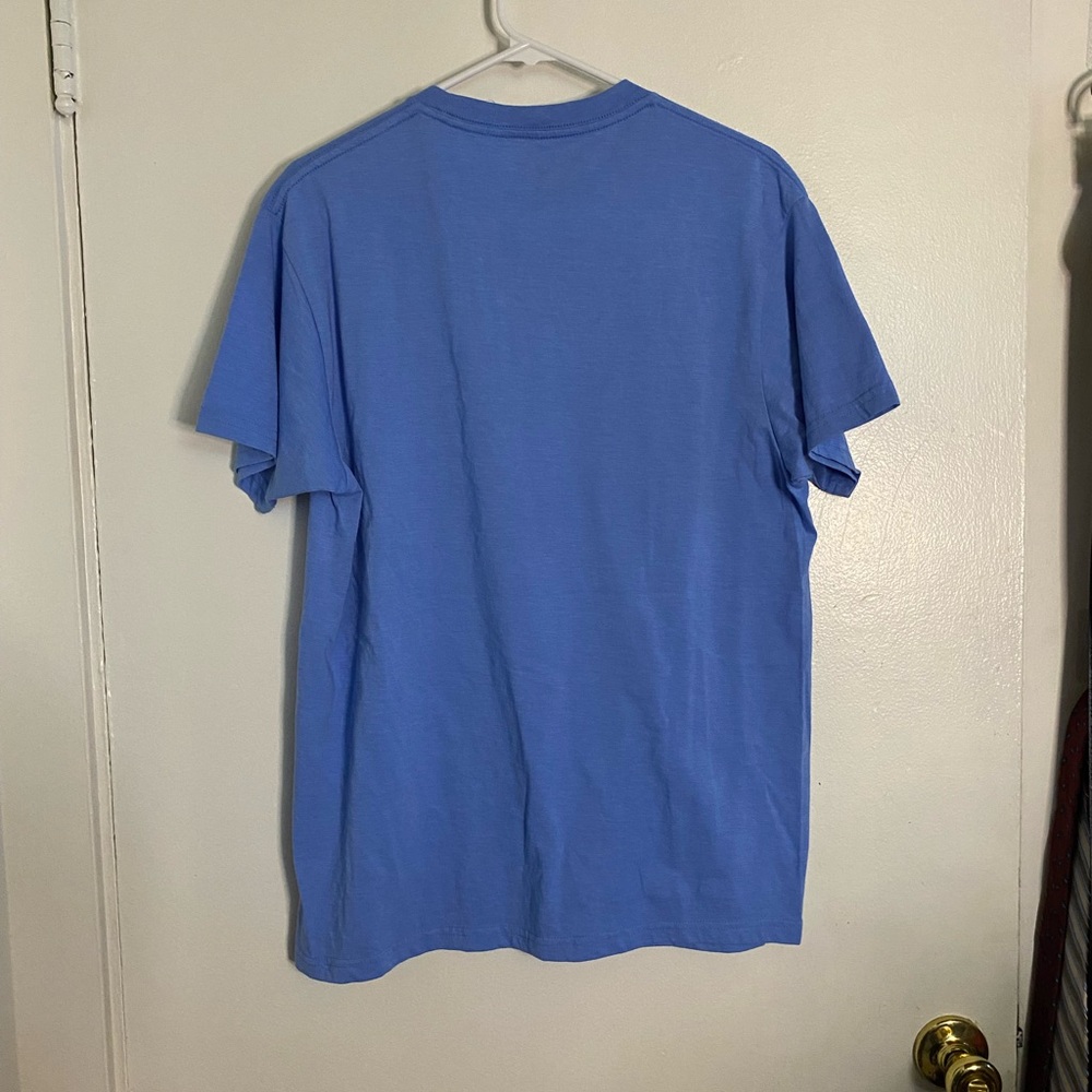 Royal Blue Short Sleeve Tee with Hank Williams Jr Logo - Picture 4 of 4
